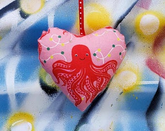 Hold me tight, Octopus charms. Two hearts set. One for you and one for me.