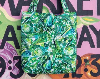 Artful Superfood Bag. Healthy Greens and Flavorful Onions.