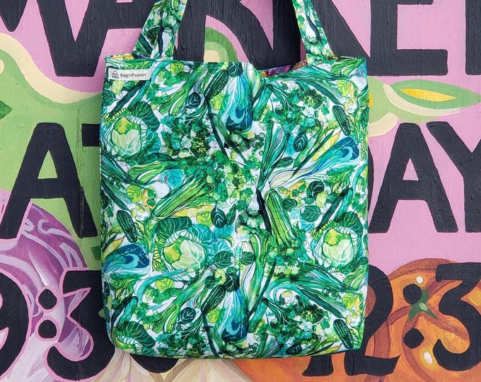 Artful Superfood Bag. Healthy Greens and Flavorful Onions.