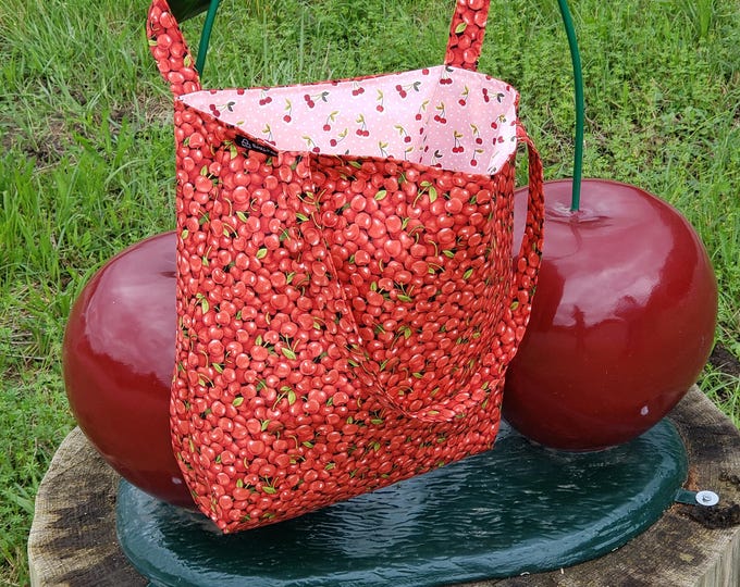 Red Cherries. Sweet Summertime Shopper Bag.
