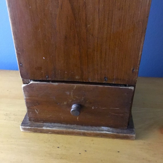 Hanging Mitten Box USA Hand-made Reproduction Pine