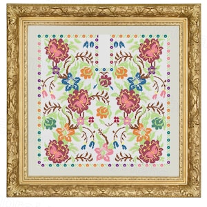 Cross Stitch Pattern | Traditional Palestinian Kabba Tatreez Pattern | Thob Kabba Pattern | Cross Stitch Pattern | Digital Download