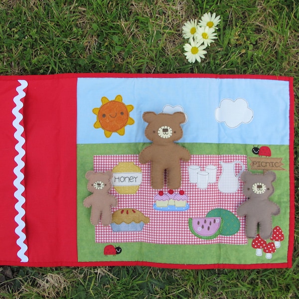 PDF Pattern - 'Teddy Bears Picnic' - Instant Digital Download