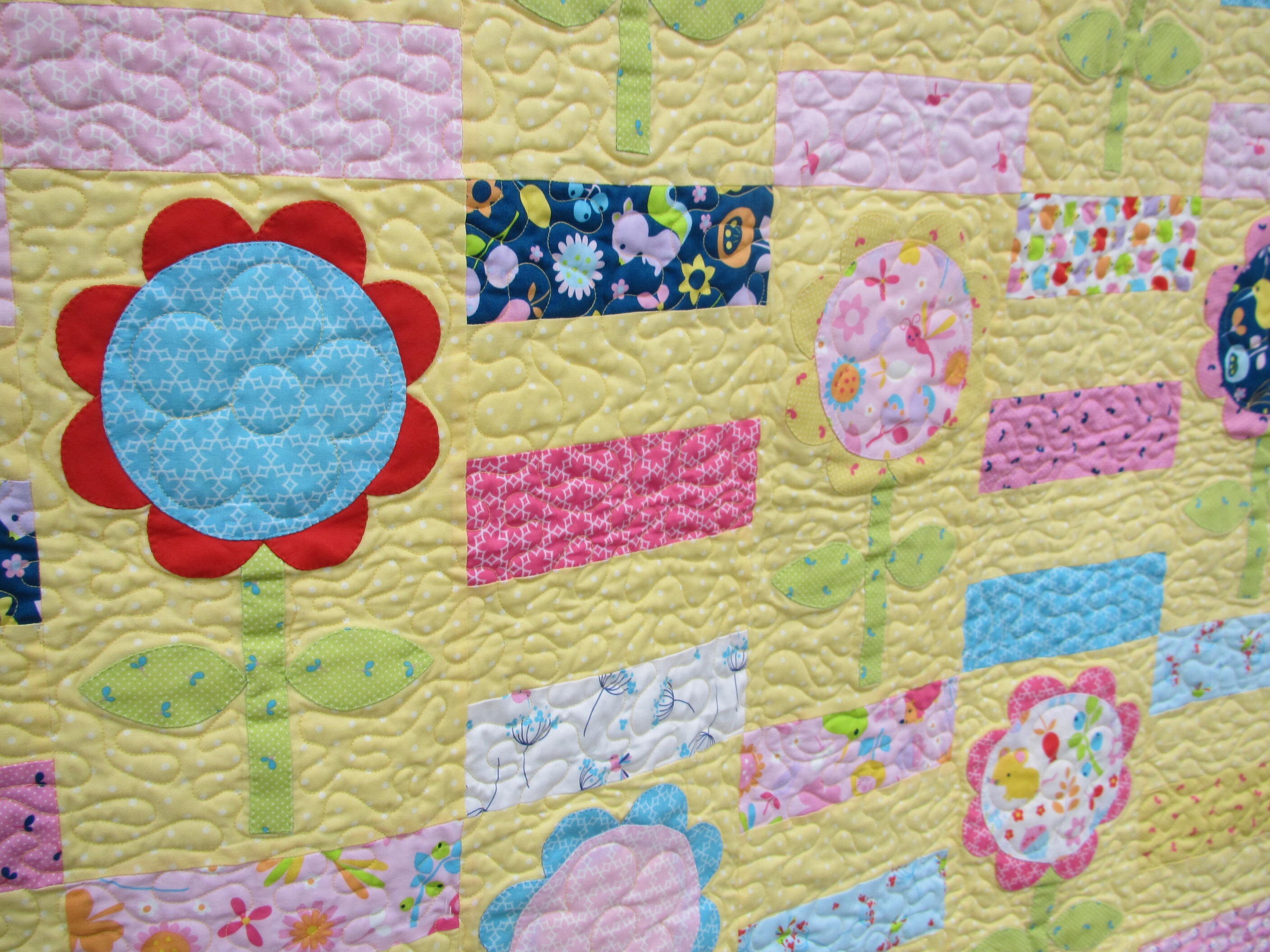 PDF Pattern - 'flower Patch Quilt' - Instant Digital Download - Etsy