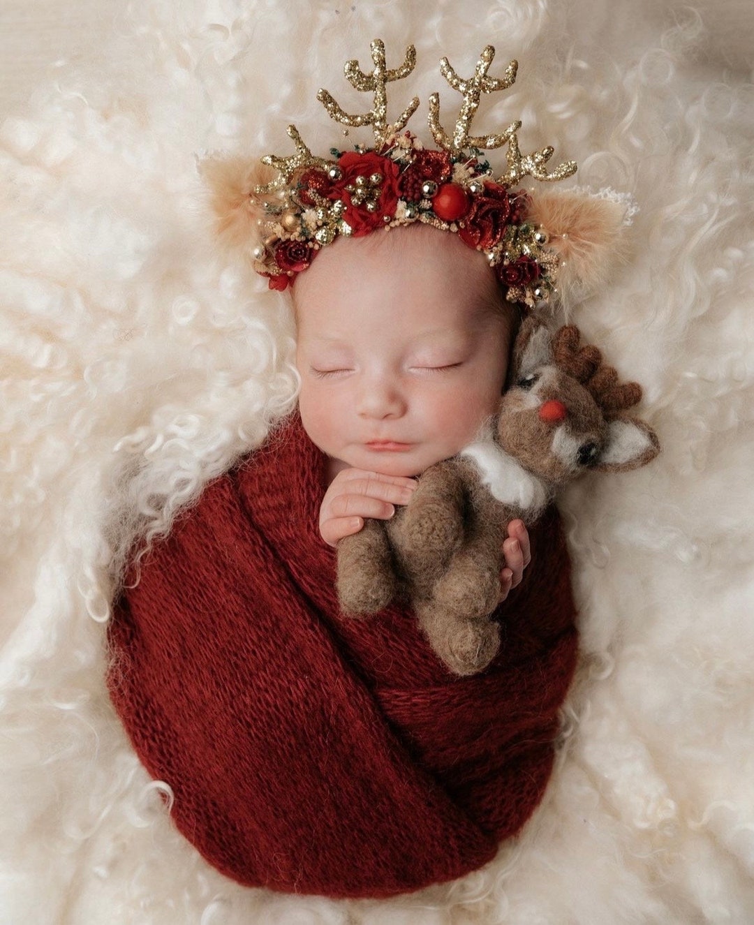christmas-crown-reindeer-headdress-christmas-gift-baby-etsy