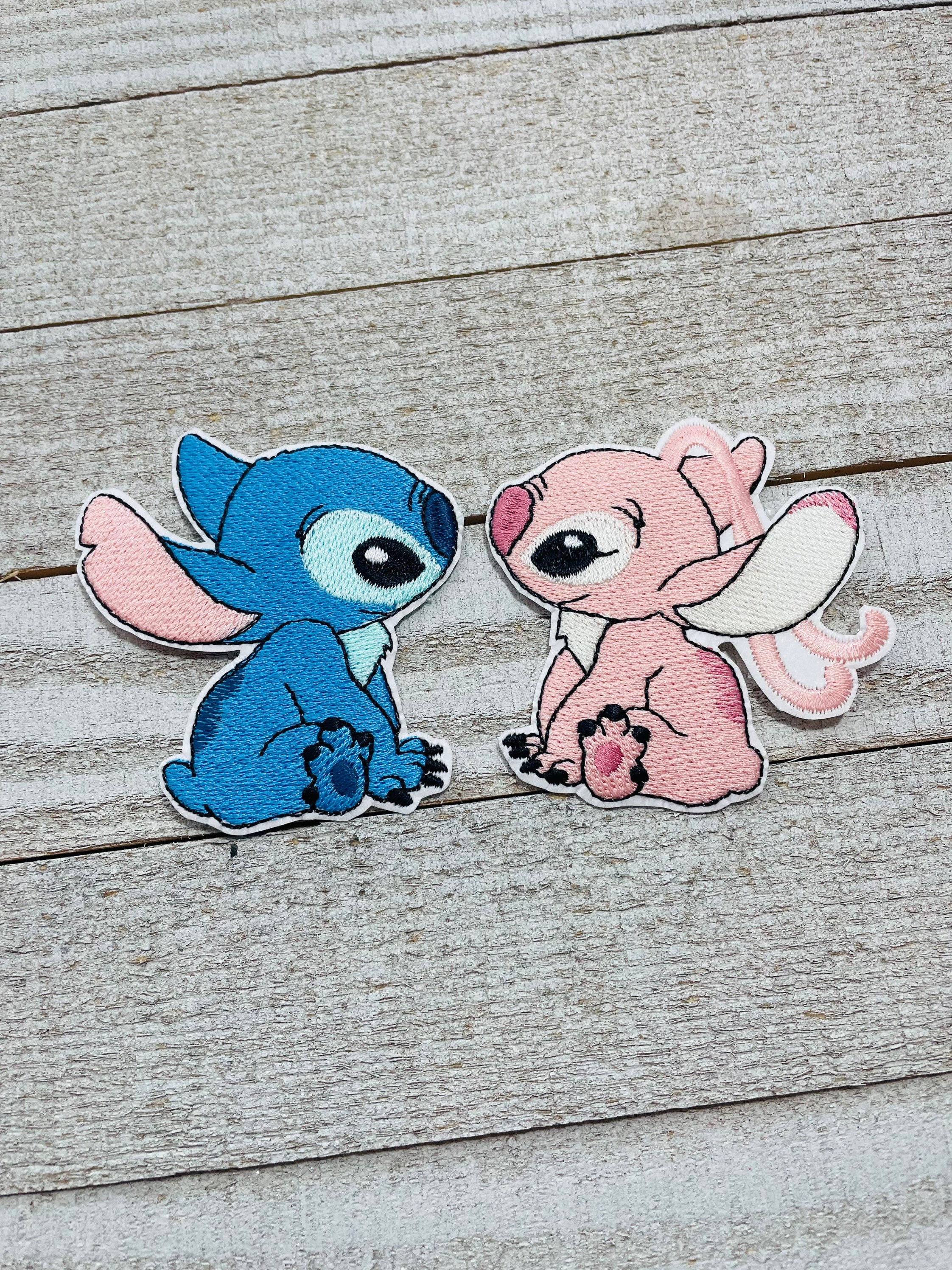  8Pcs Lilo Stitch Iron On Patches for Clothing Kids Sew