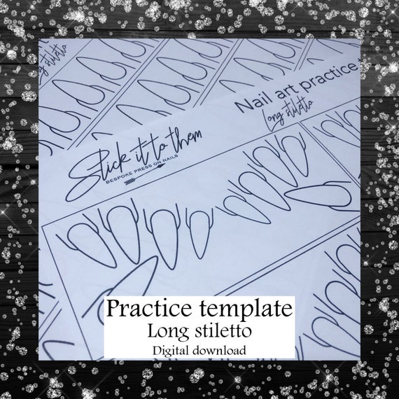 Creating and perfecting these fine line nail art practice sheets for a... |  TikTok