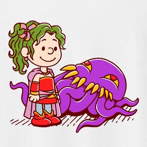 Terra & Ultros Unisex T-shirt - Final Fantasy VI Pixel Remastered Tshirt - Final Fantasy VI Video Game Shirt - Retrogaming / Retro Gamer Tee