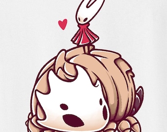 Hornet & Bell Beast Unisex T-shirt - Hollow Knight - Hollow Knight Silksong - Metroidvania - Indie Game - Video Game - Gamer - Gaming Tee