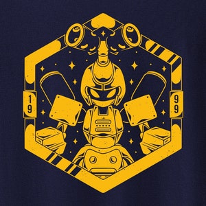 Kabuto Type Robot Unisex T-shirt - Medabots - Metabee - Medabot Mecha - Anime & Manga - Video Games Shirt - Gaming Tee - Nostalgia Cartoons