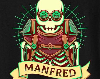 Undead Assistant Tattoo Unisex T-shirt - Dragon Age The Veilguard - Manfred - Emmrich Volkarin - Video Games - Video Game Shirt - Gaming Tee