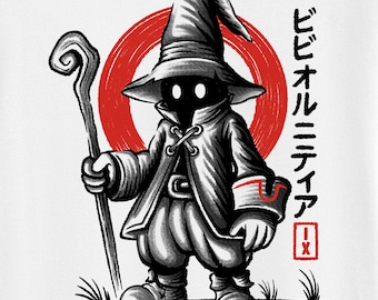 迷える黒魔道士、ビビ　Tシャツ　Lサイズ 迷える黒魔道士、ビビ Tシャツ Lサイズ 迷える黒魔道士、ビビ