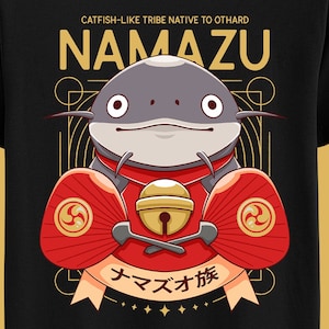 Namazu Unisex T-Shirt - Final Fantasy XIV - Final Fantasy 14 - FFXIV - FF14 - Schattenbringer - MMORPG Videospiel - Game Shirt - Gaming Tee