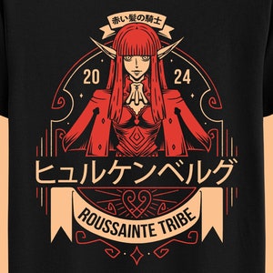 Red Haired Knight Unisex T-shirt - Metaphor ReFantazio - Hulkenberg - Will - Gallica - Rpg Game - Jrpg Video Game Shirt - Gaming - Gamer Tee