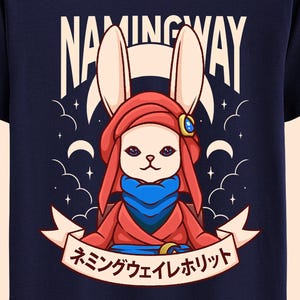 Namingway Loporrit Unisex T-shirt - Cosmic Exploration - Final Fantasy XIV Dawntrail - Final Fantasy 14 - FFXIV - FF14 - Gaming - Gamer Tee
