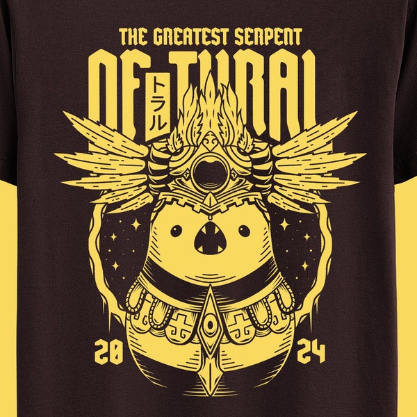 The Greatest Serpent of Tural Boss Unisex T-shirt - Final Fantasy XIV Dawntrail - Final Fantasy 14 - FFXIV - FF14 Game Shirt - Gaming Tee