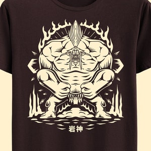Titan Lord of Crags Unisex T-Shirt - Final Fantasy XIV - Final Fantasy 14 - FFXIV - FF14 - Primal Kobold - Videospiel-Shirt - Gaming-T-Shirt