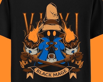 Vivi Ornitier Black Mage Unisex T-shirt - Final Fantasy IX Tshirt