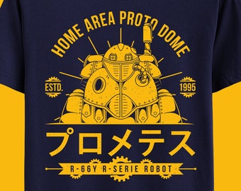 Robo R-66Y Unisex T-shirt - Chrono Trigger Video Game Shirt - Crono, Marle, Frog, Lucca - Chrono Cross Gaming Tee