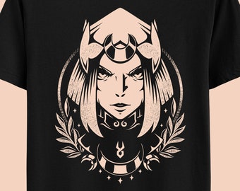 Prinsessan från Underjorden T-shirt - Hades II T-shirt - Hades 2 T-shirt - Indiespel - Videospel - Videospel - Gaming T-shirt - Rogue-liknande spel