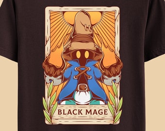 迷える黒魔道士、ビビ　Tシャツ　Lサイズ Midnight V2 Tee – LZMFG