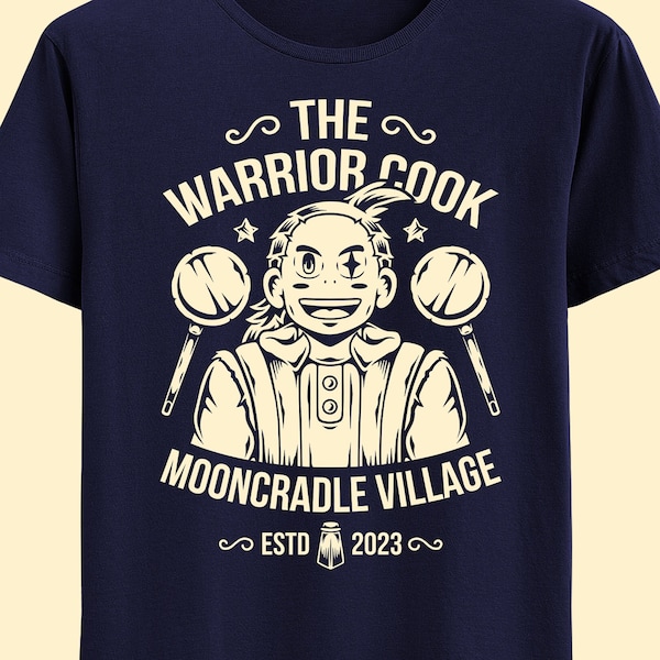 Garl The Warrior Cook T-shirt - Sea of Stars Gaming Tee - The Messenger - Zale and Valere Solstice Warriors - Indie Game Tshirt - Gamer Tee