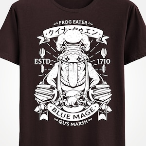 Quina Quen Blue Mage Unisex T-shirt - Final Fantasy IX Tshirt - Final Fantasy 9 - FFIX Video Game Shirt - Retrogaming / Retro Gaming Tee