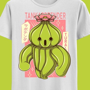 Tankardtender Cactuar ユニセックス T シャツ - ファイナルファンタジー XIV ドーントレイル - ファイナルファンタジー 14 - FFXIV - FF14 ビデオゲーム シャツ - Tural - ゲーミング T シャツ