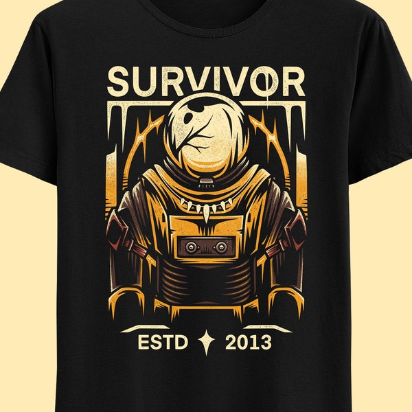 Commando Survivor T-shirt - Risk of Rain 2 Gaming Tee - Risk of Rain - Risk of Rain Returns - Indie Game Tshirt - Gamer Tee