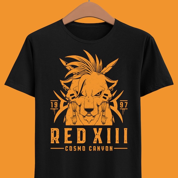 Red XIII T-shirt - Nanaki Cosmo Canyon - Final Fantasy 7 Video