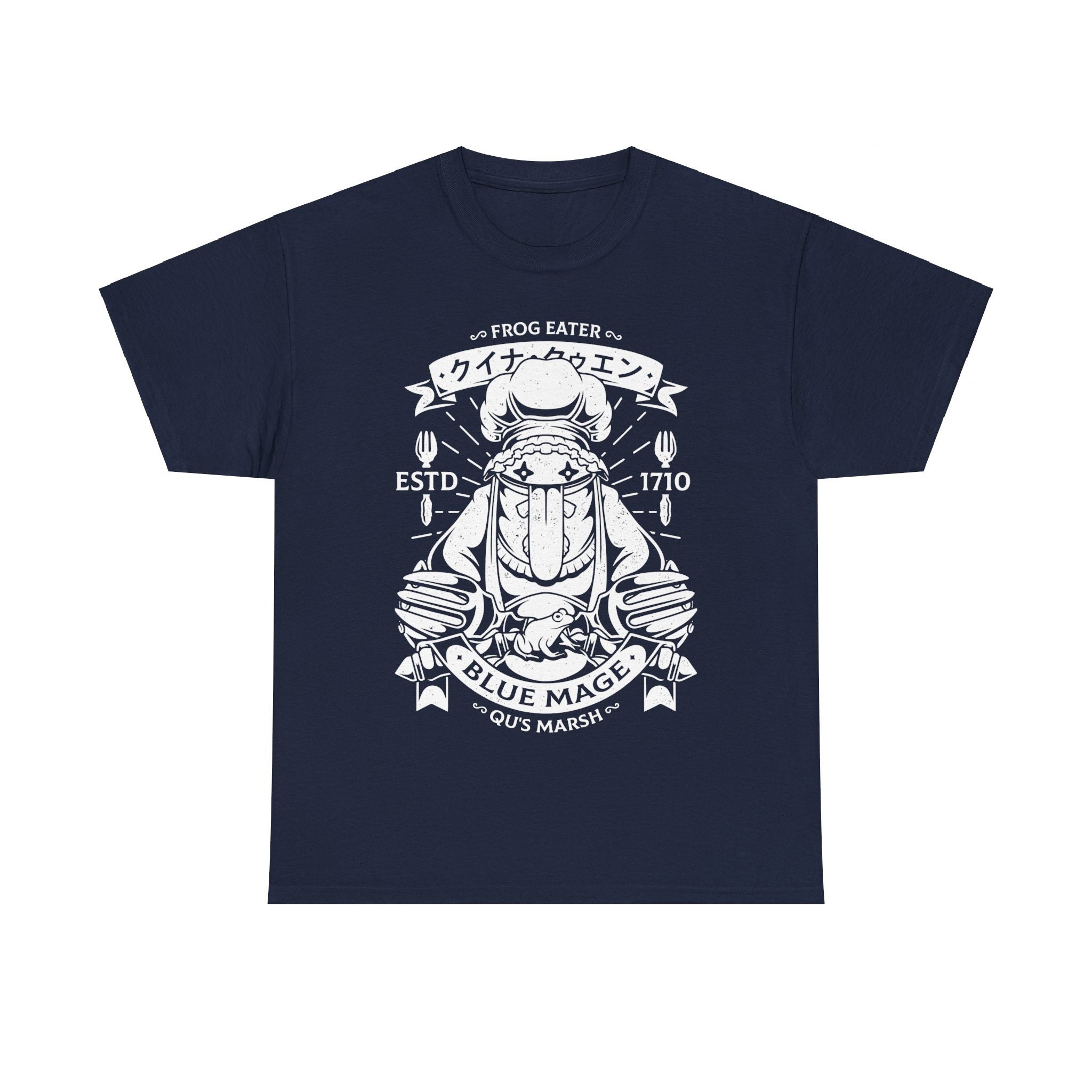 クイナ クエン 青魔道士 ユニセックス Tシャツ - ファイナル 