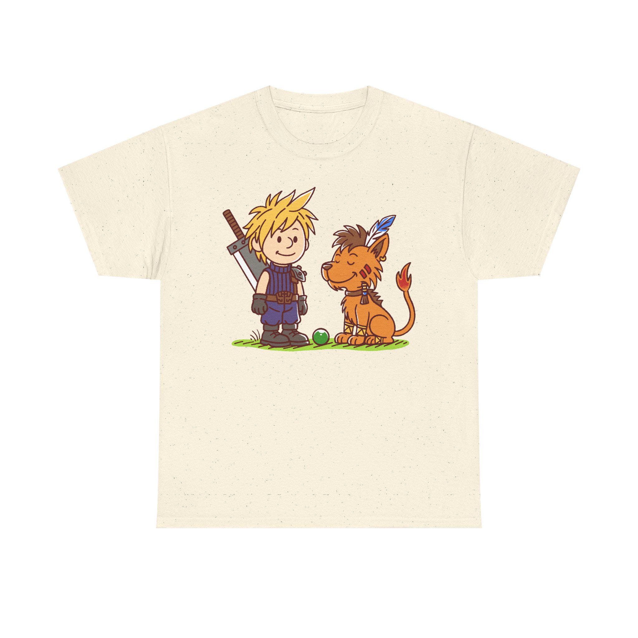 Cloud & Red XIII Unisex T-shirt - Final Fantasy VII Tshirt - Final