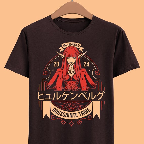 MEJIBRAY A NEW HERO A NEW LEGEND Tシャツ 綴 Red Haired Knight Unisex T-shirt - Metaphor Refantazio