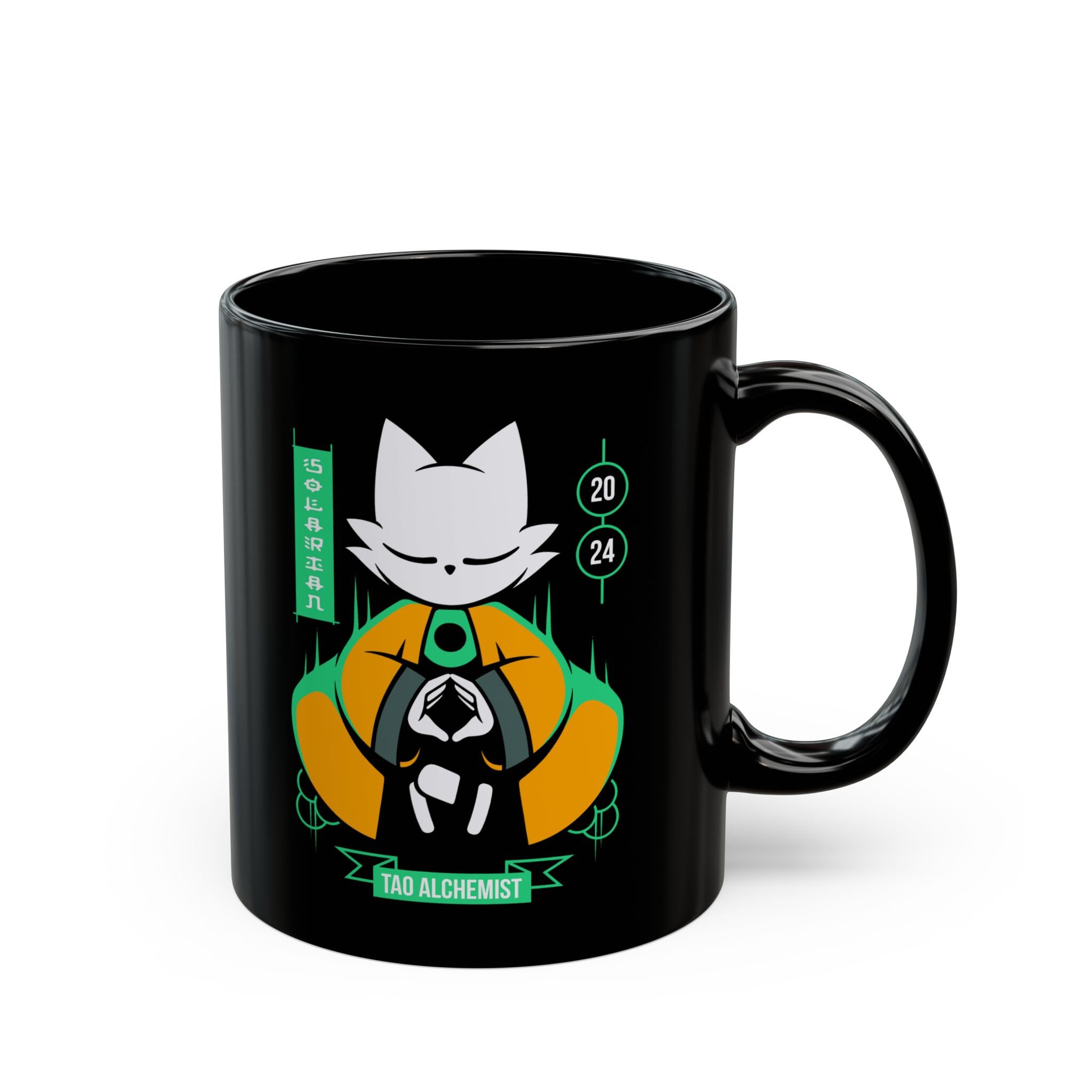 Mysterious Alchemist Black Mug -11oz, 15oz - Nine Sols - 9 Sols