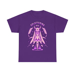 Splatterina Unisex T-shirt - Palworld Feybreak - Dark Elemental Pal - Survival Crafting Game - Video Game Shirt - Gaming Tee - Farming Game image 6
