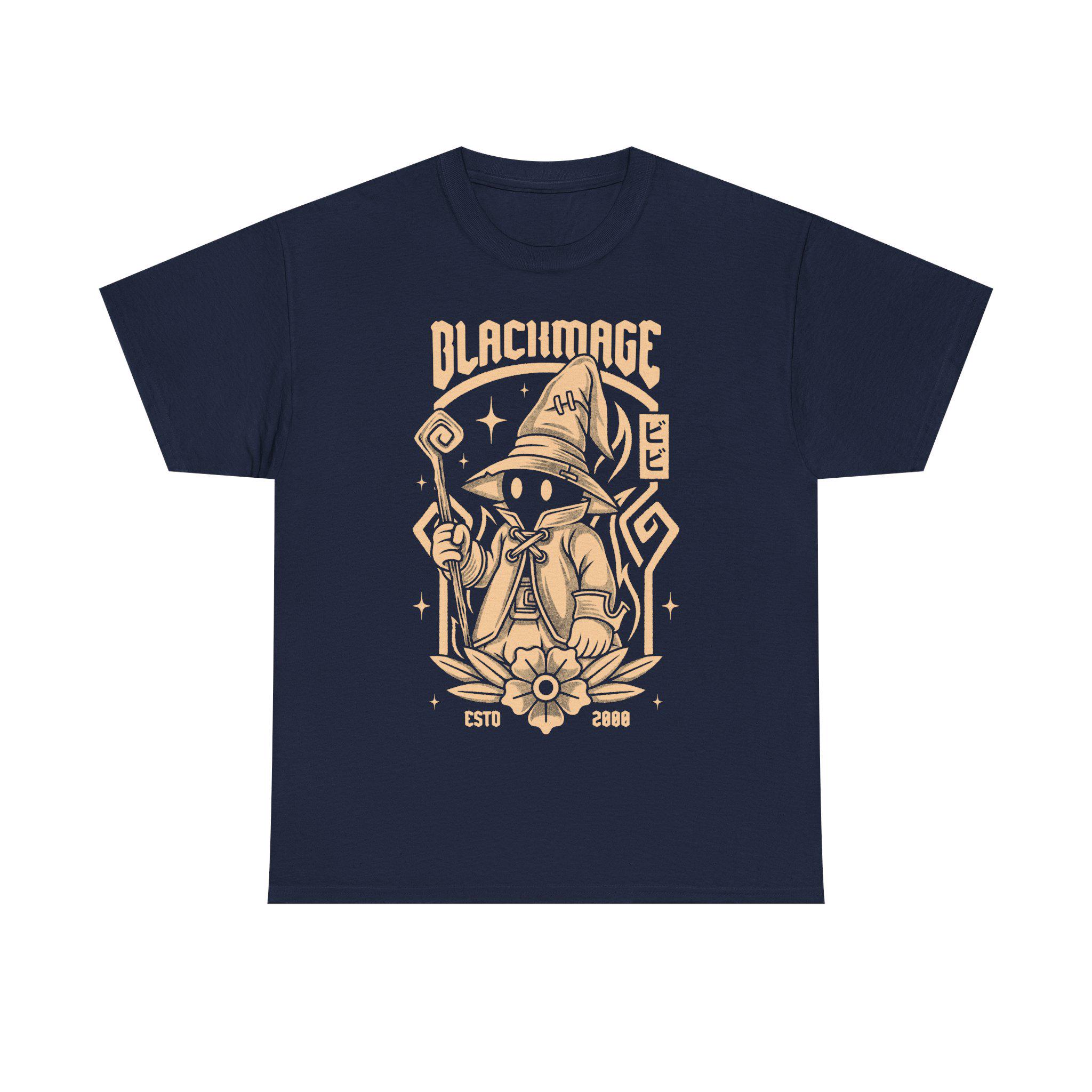 迷える黒魔道士、ビビ　Tシャツ　Lサイズ ヴィヴィ・オルニティエ 黒魔道士 タトゥー ユニセックス Tシャツ