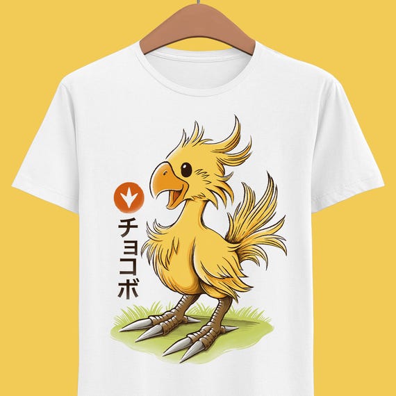 style3 Midgar University T-Shirt da Uomo Final 7 Choco-bo