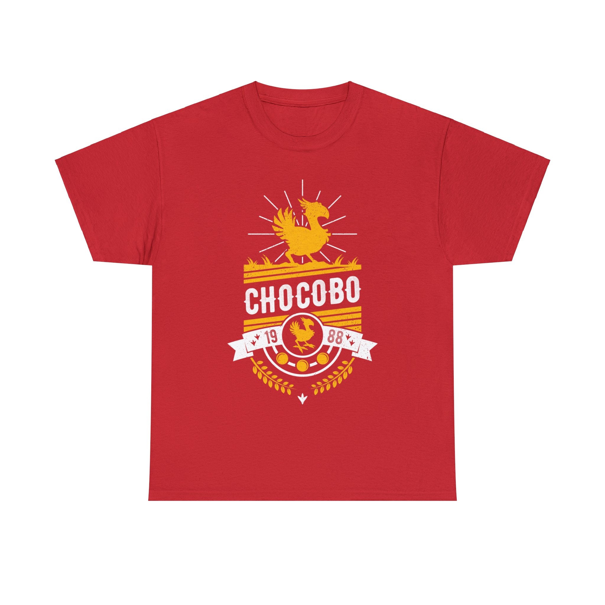 VR × FFXIV CHOCOBO TEE&SABOTENDER TEE Chocobo T-shirt - Final Fantasy Video Games Shirt - FFVII