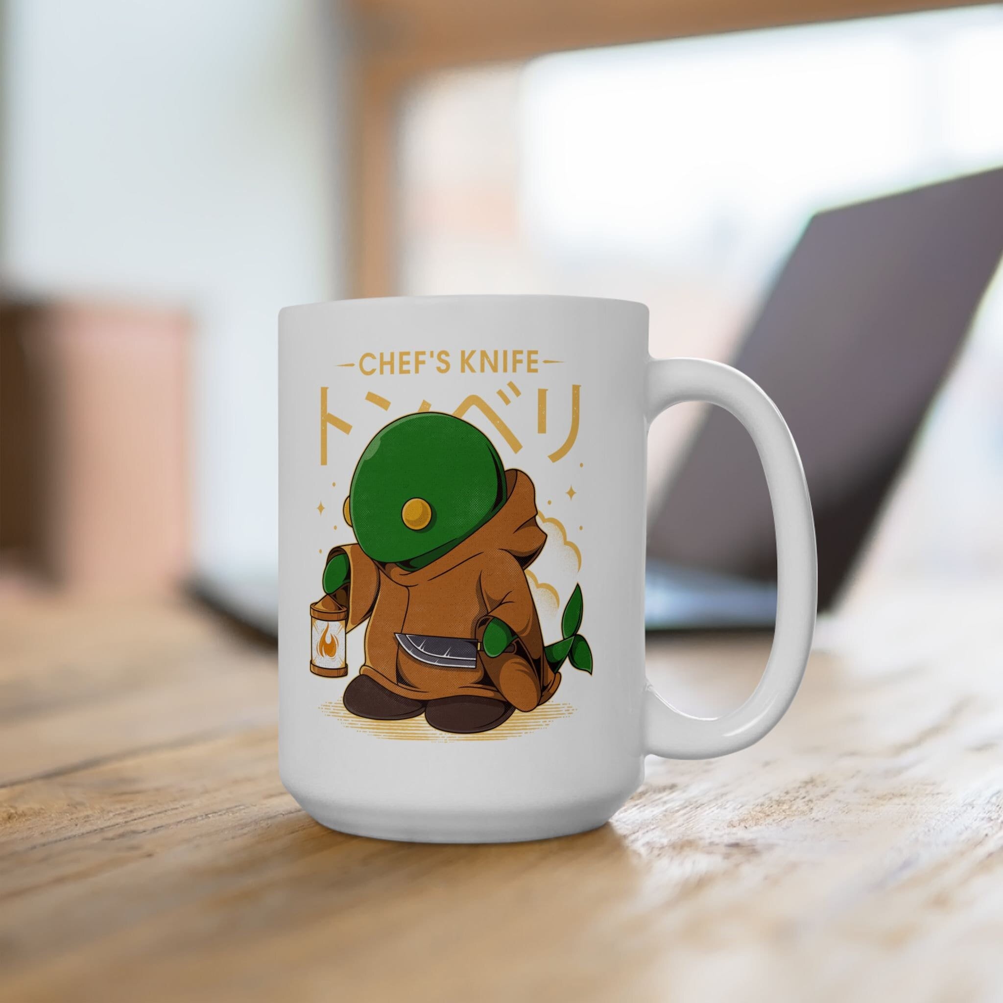 その他 Final Fantasy - Character Mugs: Set of 3 The Tonberry Chef's Knife Ceramic Coffee Mugs, 11oz, 15oz - Final