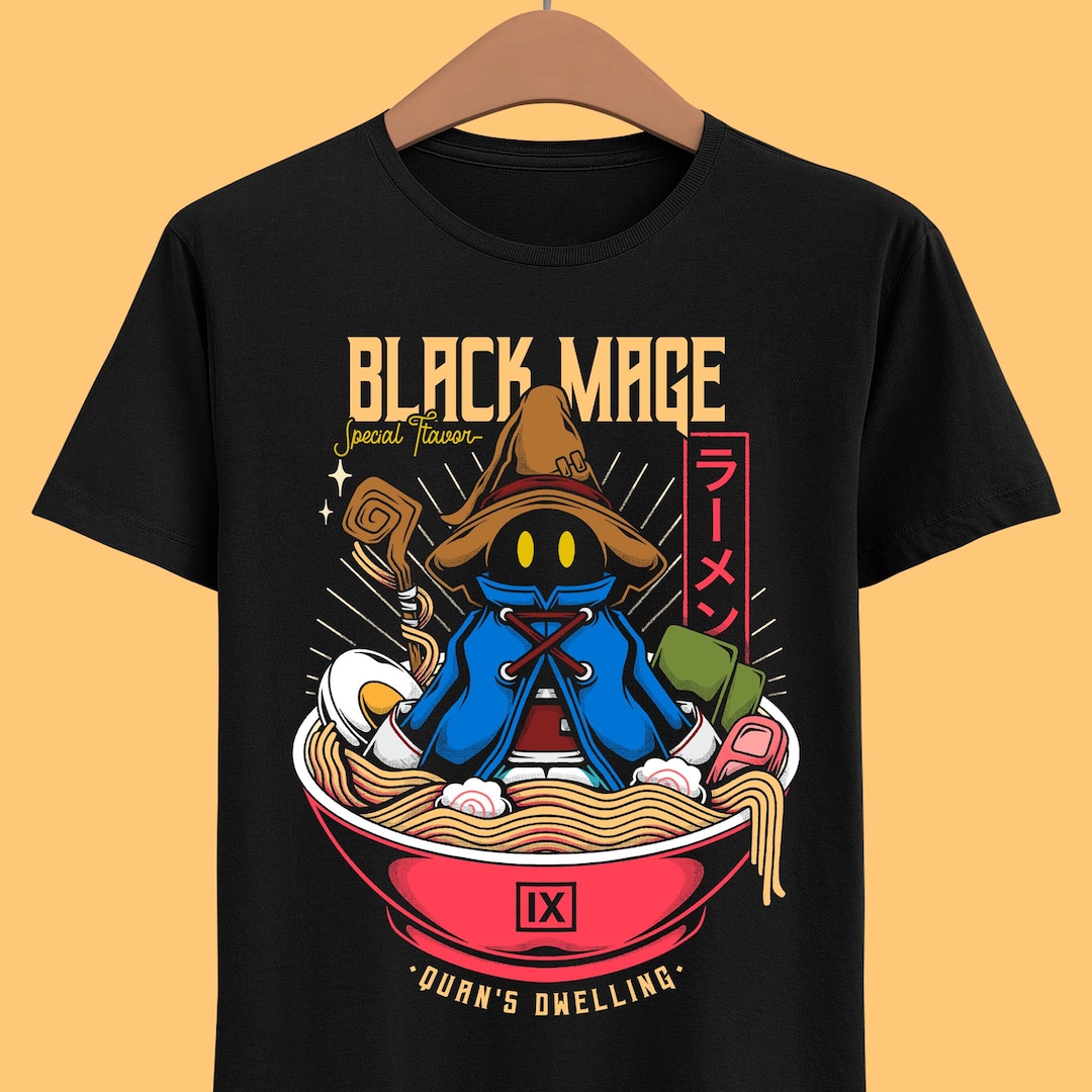 Vivi Black Mage Ramen T-shirt - Final Fantasy IX - Final Fantasy 9