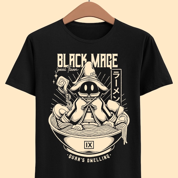 黒魔道士ラーメンTシャツ - ヴィヴィ・オルニティア - ファイナル