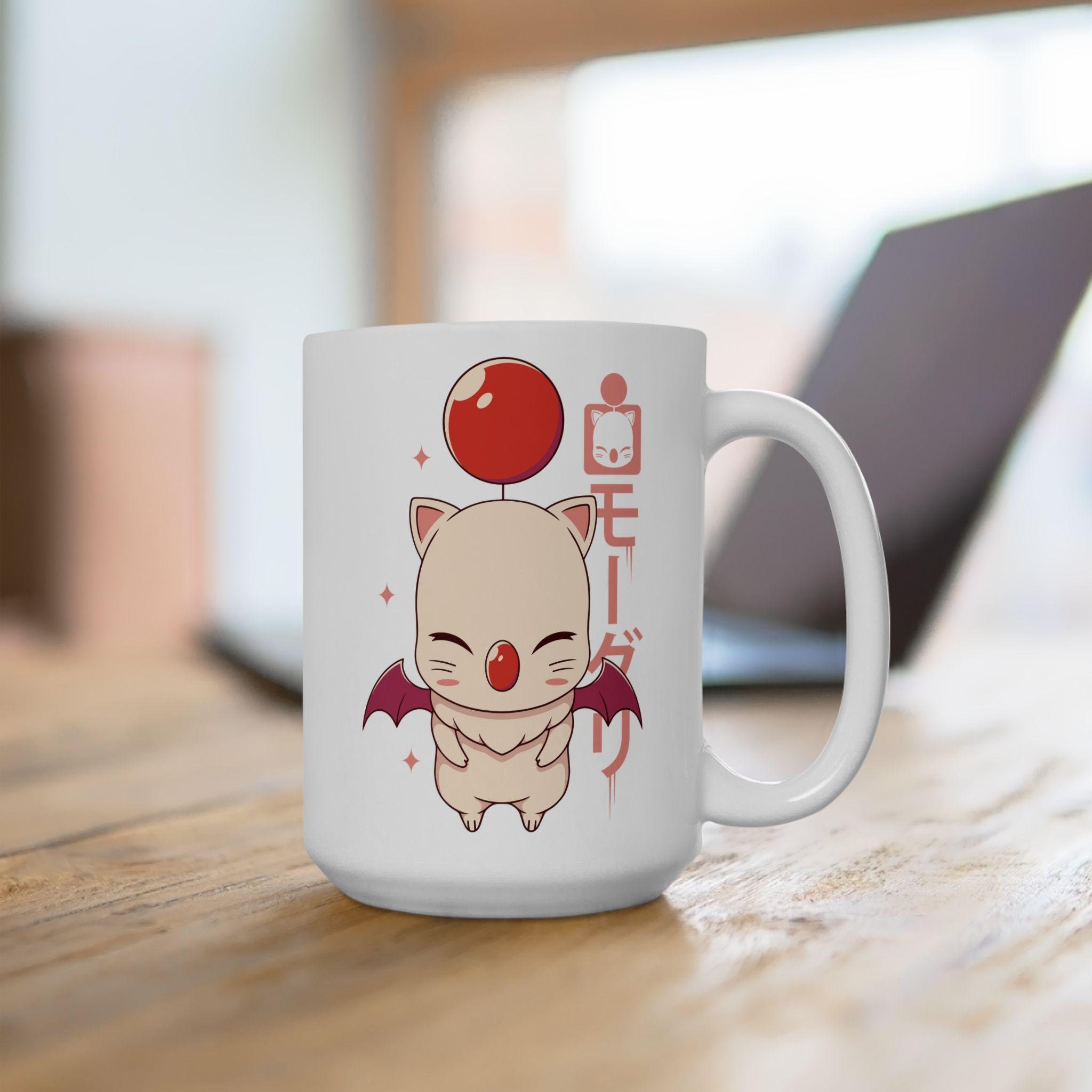 Moogle Kupo! Ceramic Coffee Mugs, 11oz, 15oz - Final Fantasy Video