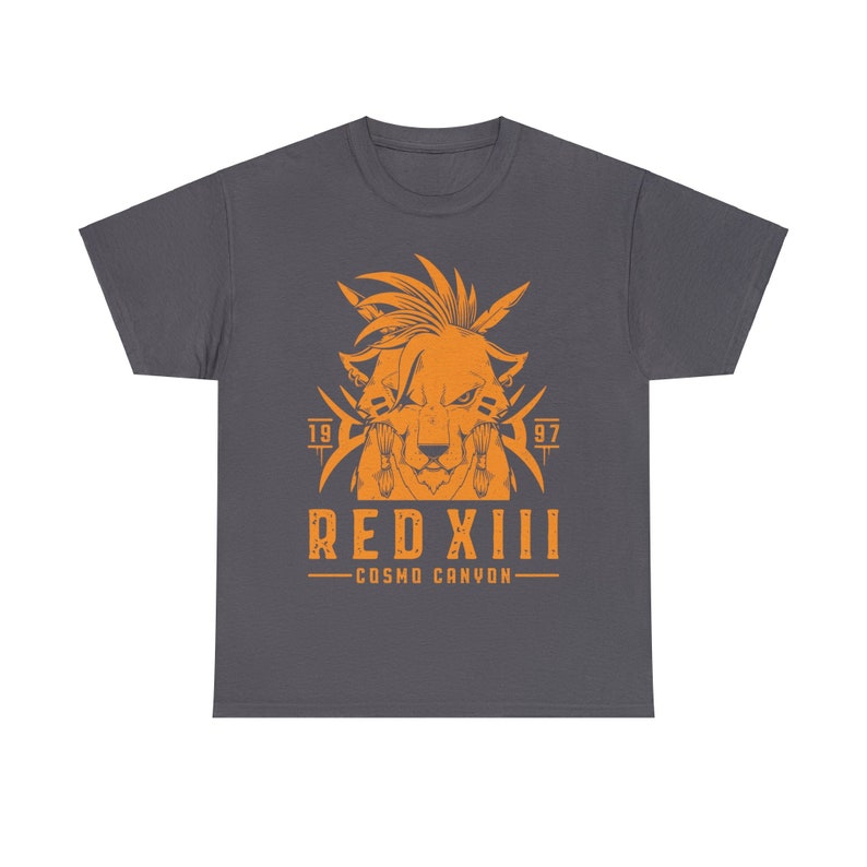 Red XIII T-shirt Nanaki Cosmo Canyon Final Fantasy 7 Video Game Shirt FFVII FF7 Final Fantasy VII Rebirth Gaming Tee Gamer Tee image 5
