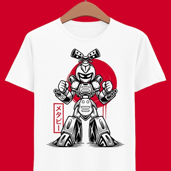 Kbtタイプ日本アートユニセックスTシャツ - メダロット - メタビー