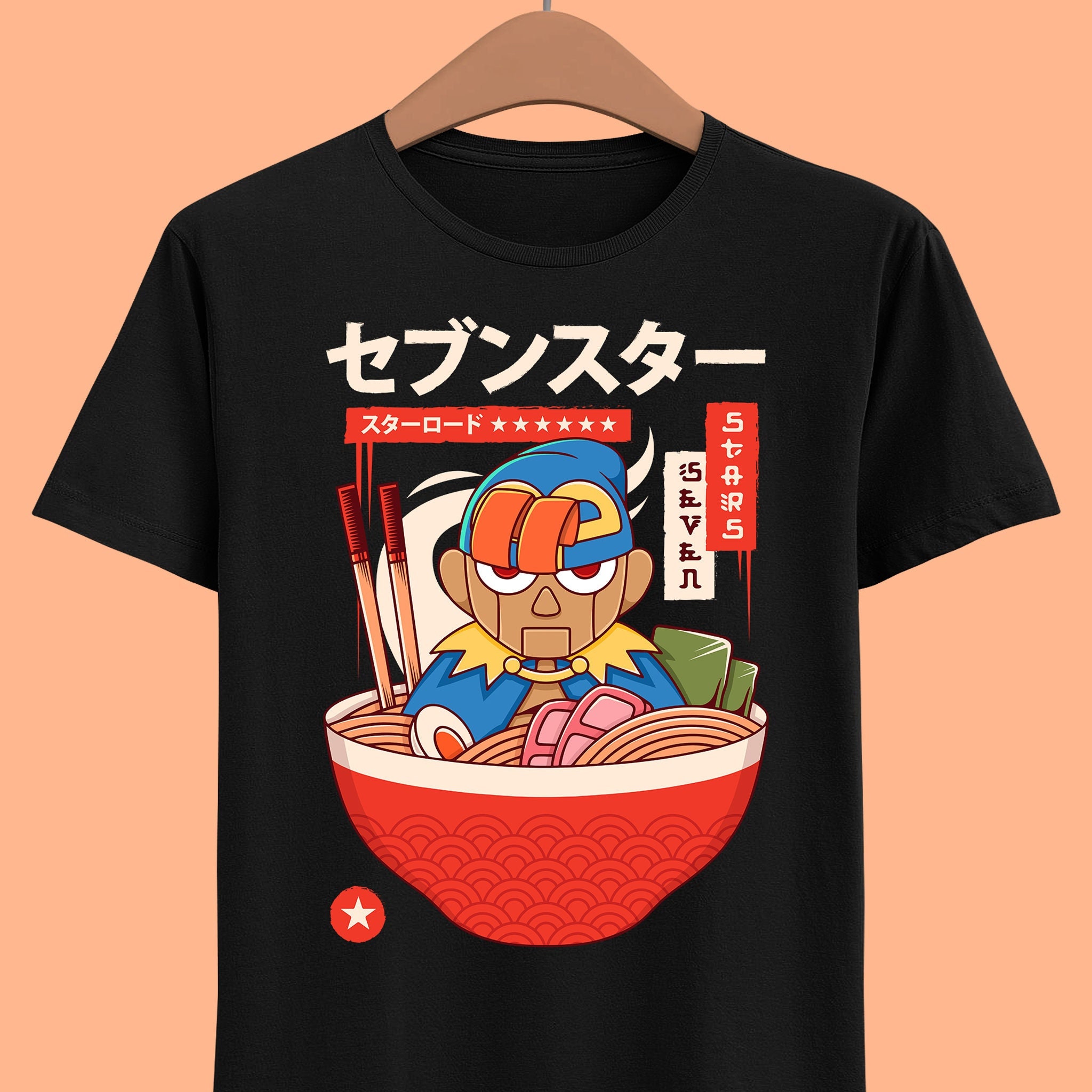 Geno the Puppet Ramen T-shirt - SMRPG Video Game Shirt - Mario RPG