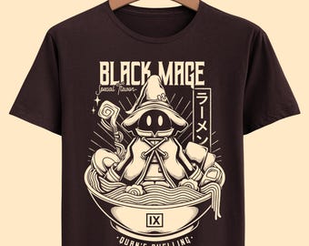黒魔道士ラーメンTシャツ - ヴィヴィ・オルニティア - ファイナル