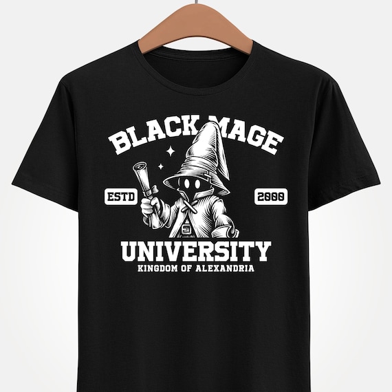 黒魔道士ビビ Tシャツ（XL） 黒魔道士大学ユニセックスTシャツ - ファイナルファンタジーIX