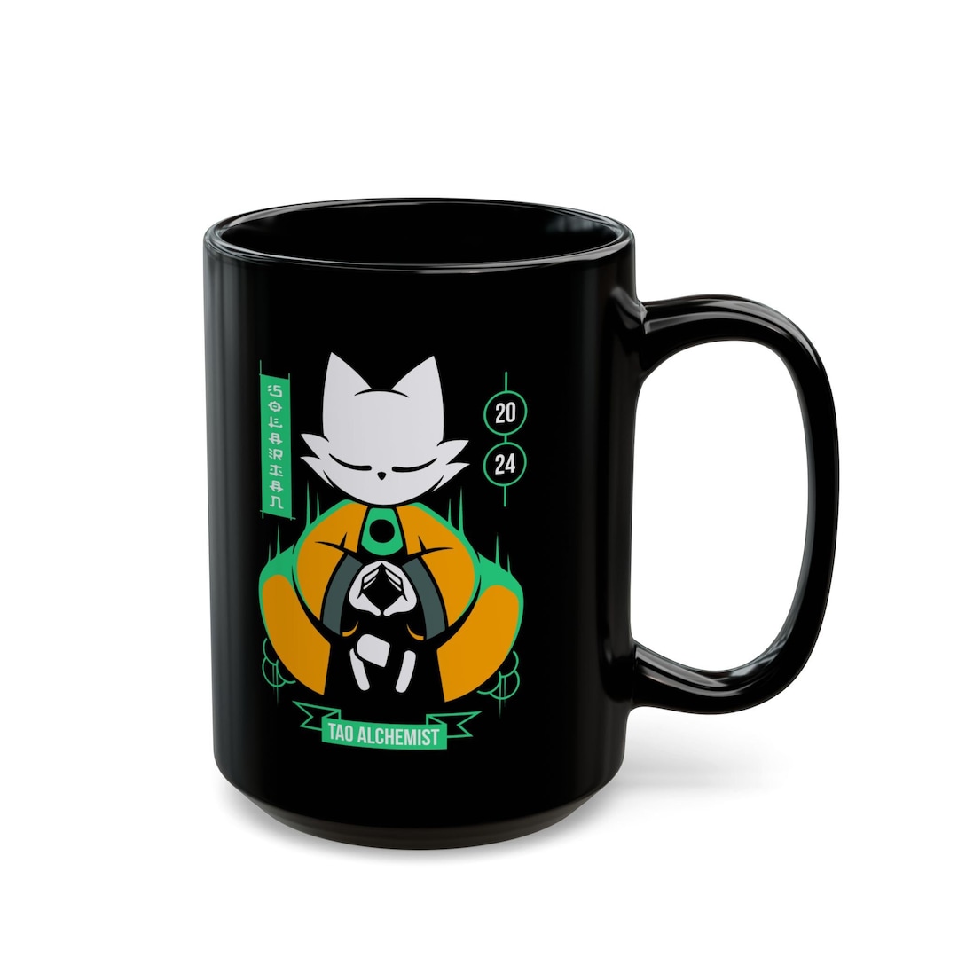 Mysterious Alchemist Black Mug -11oz, 15oz - Nine Sols - 9 Sols
