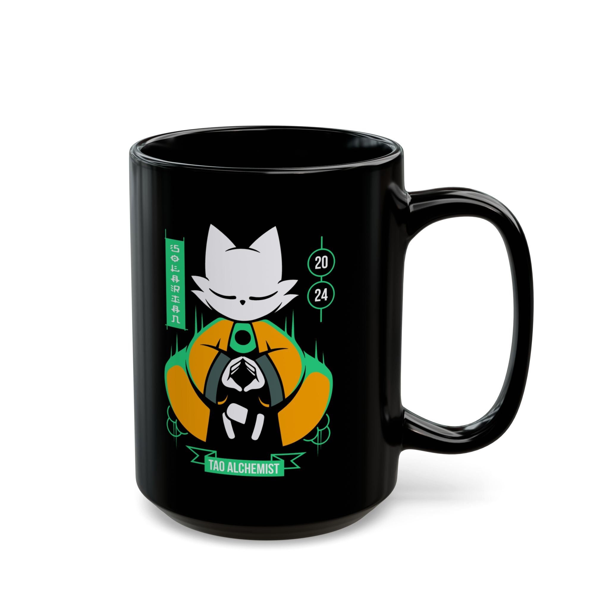 Mysterious Alchemist Black Mug -11oz, 15oz - Nine Sols - 9 Sols