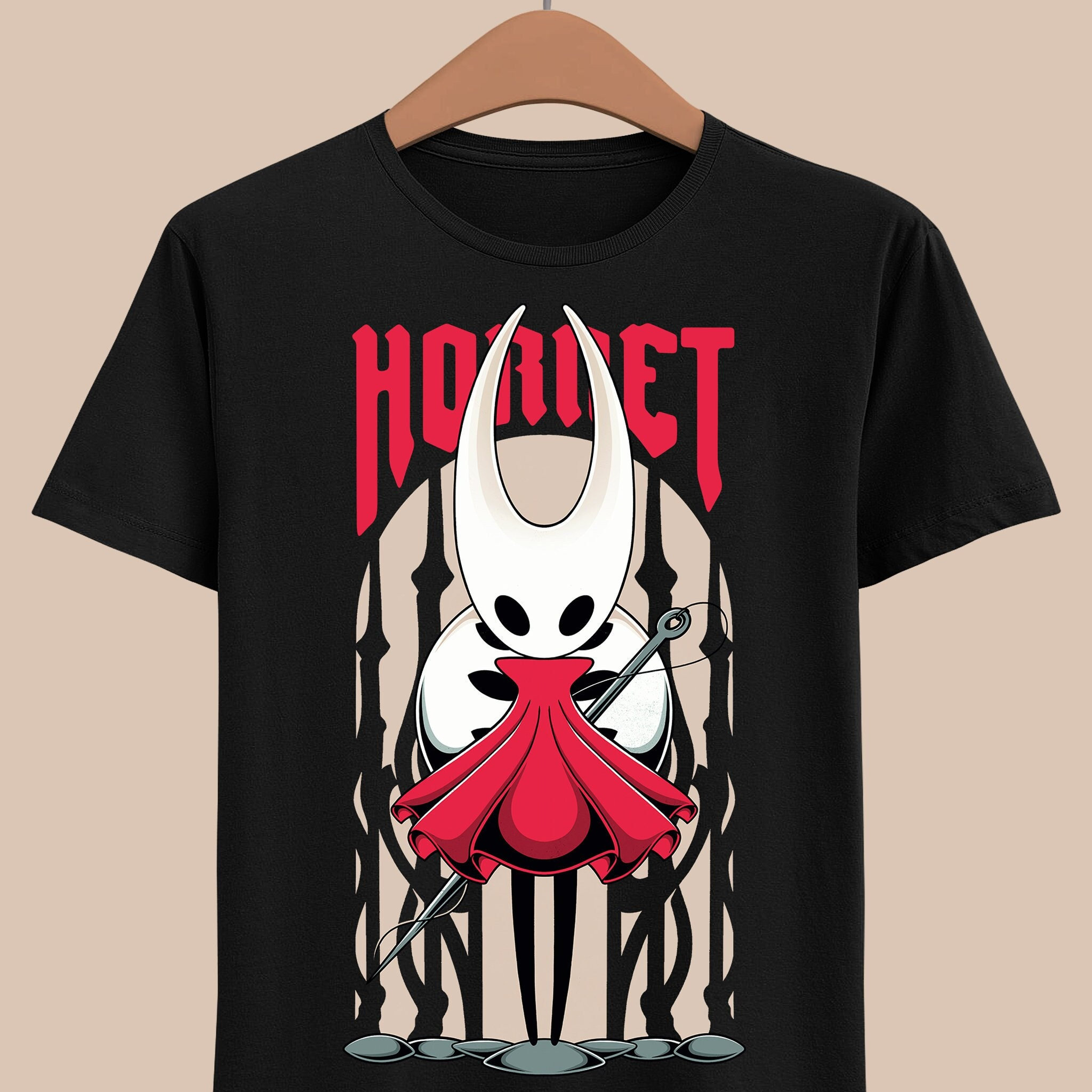 T-shirt Gamer Hollow Knight Silksong - Unisexe, Coupe Décontractée - Plusieurs Tailles Du XXS Au XXXXL - Idéal Cadeau Pour Fan De Jeux Indés - 3